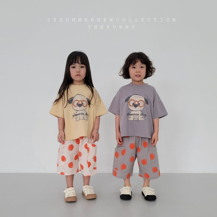 The Funny - Korean Children Fashion - #designkidswear - Glasses Dog Tee - 2