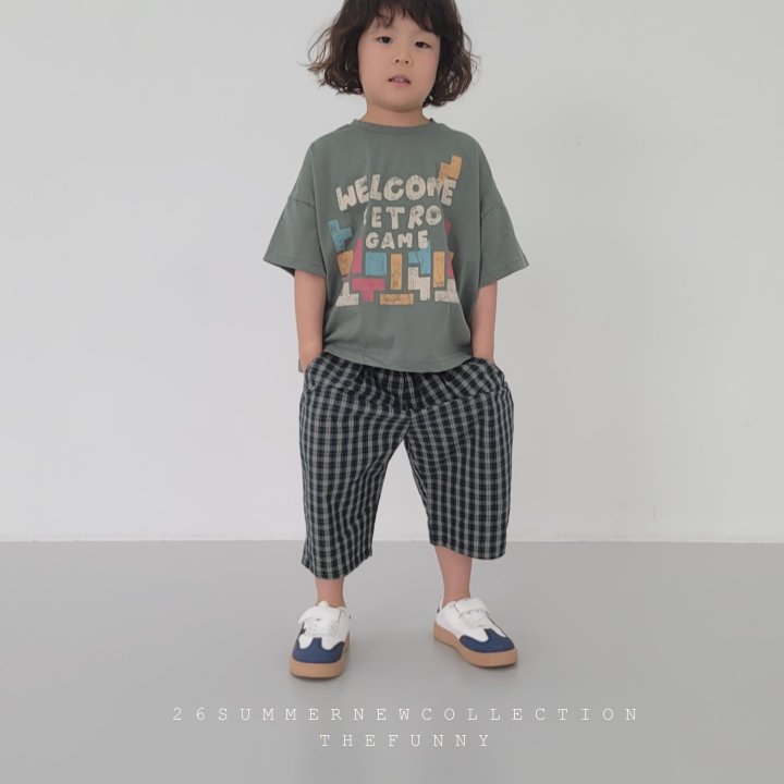 The Funny - Korean Children Fashion - #discoveringself - Check Pants - 9