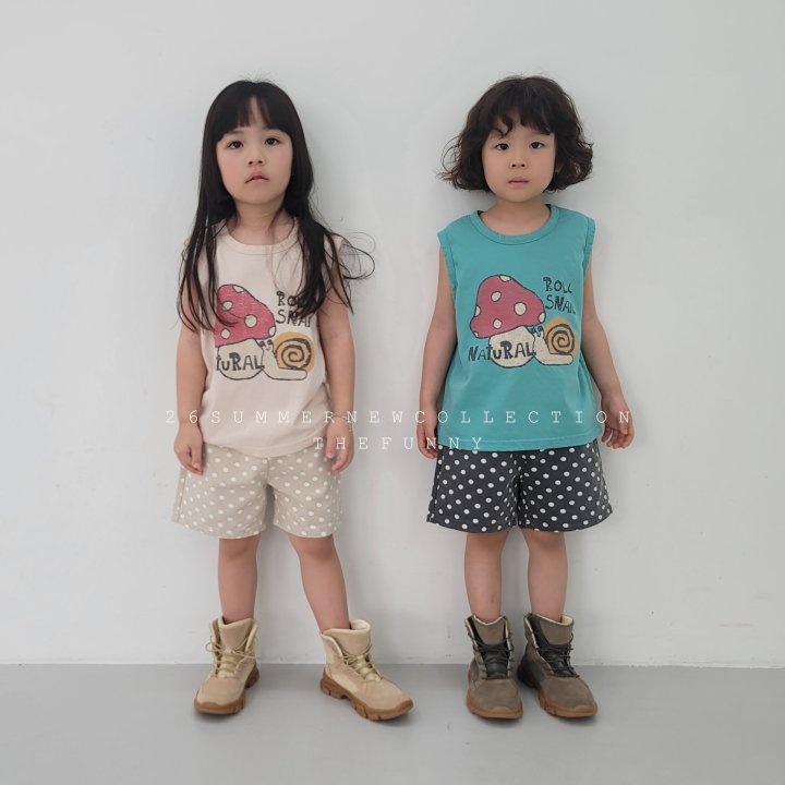 The Funny - Korean Children Fashion - #designkidswear - Snail Sleeveless - 4