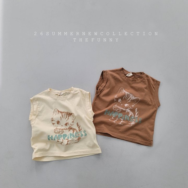 The Funny - Korean Children Fashion - #discoveringself - Bubble Sleeveless