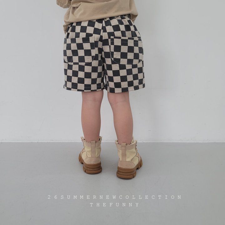 The Funny - Korean Children Fashion - #discoveringself - Grid Pants - 5