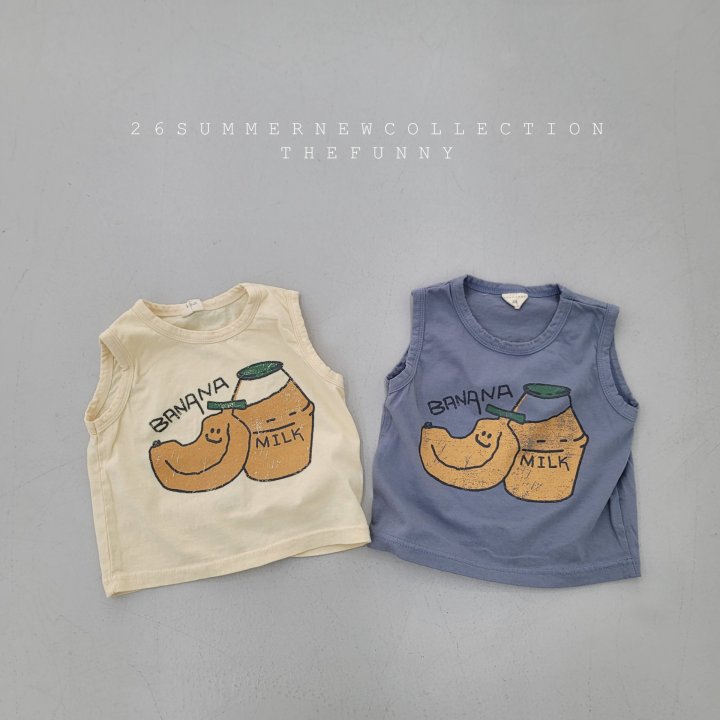 The Funny - Korean Children Fashion - #fashionkids - Banana Sleeveless