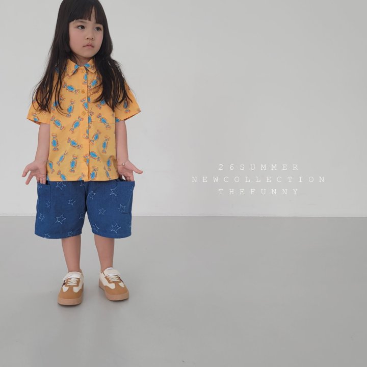 The Funny - Korean Children Fashion - #fashionkids - Star Denim Pants - 7