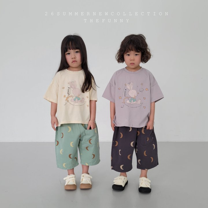 The Funny - Korean Children Fashion - #fashionkids - Moon Rabbit Tee - 3