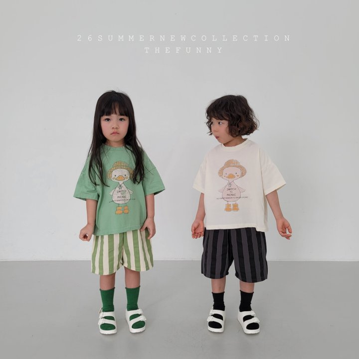 The Funny - Korean Children Fashion - #kidsshorts - Duck Tee - 3
