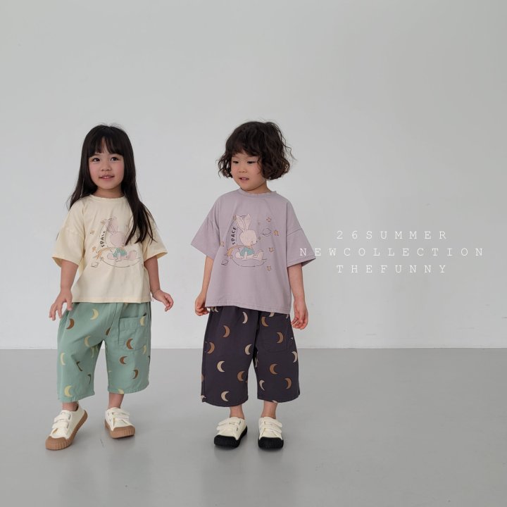 The Funny - Korean Children Fashion - #fashionkids - Moon Rabbit Tee - 4