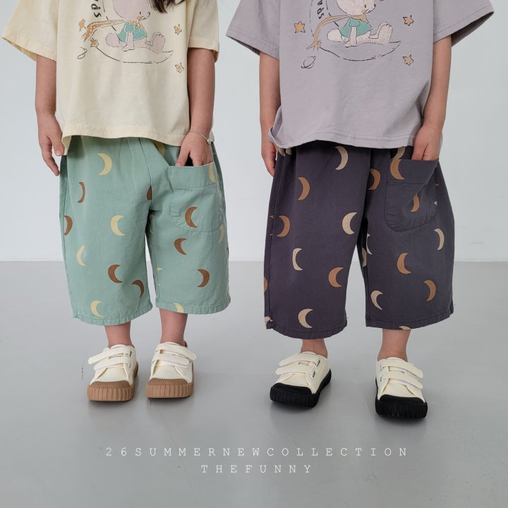 The Funny - Korean Children Fashion - #kidsshorts - Moon Pants - 2