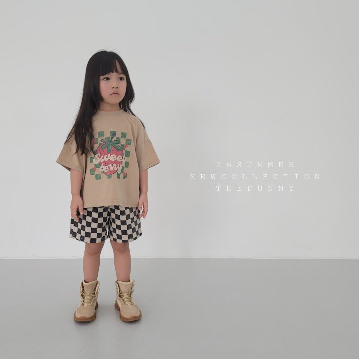 The Funny - Korean Children Fashion - #kidsshorts - Strawberry Tee - 9