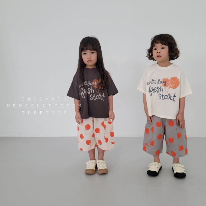 The Funny - Korean Children Fashion - #kidsshorts - Balloon Tee - 6
