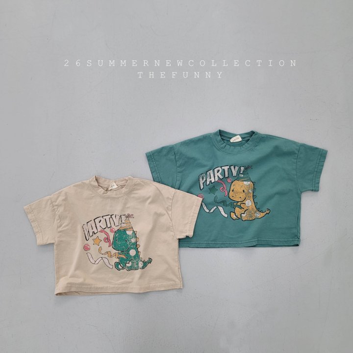 The Funny - Korean Children Fashion - #kidsstore - Dino Tee