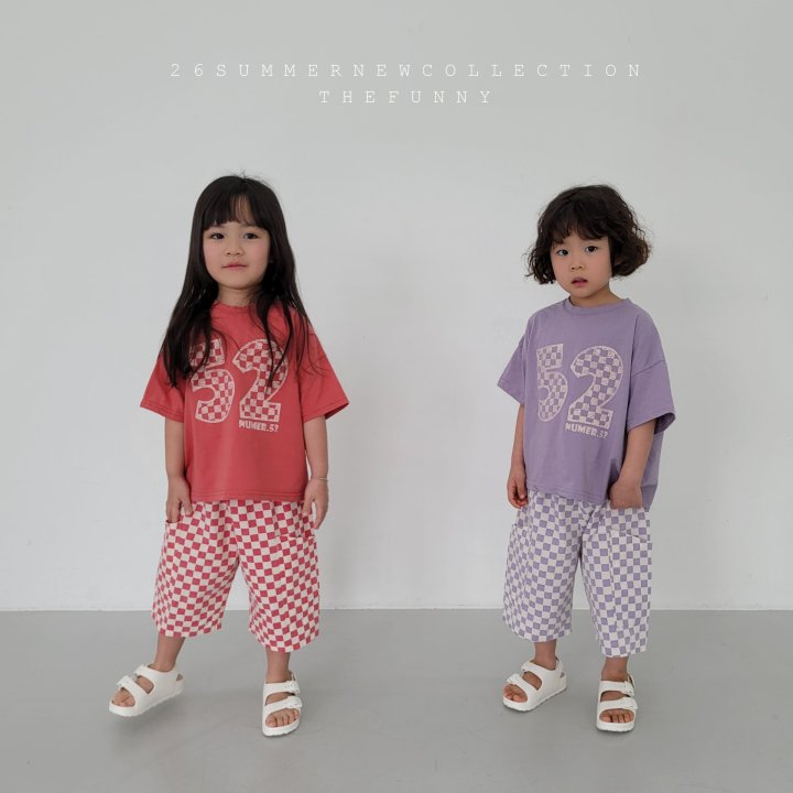 The Funny - Korean Children Fashion - #kidsshorts - Number Tee - 4