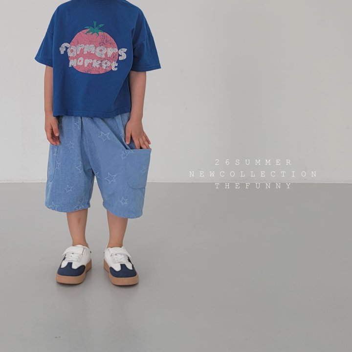 The Funny - Korean Children Fashion - #kidzfashiontrend - Star Denim Pants - 10