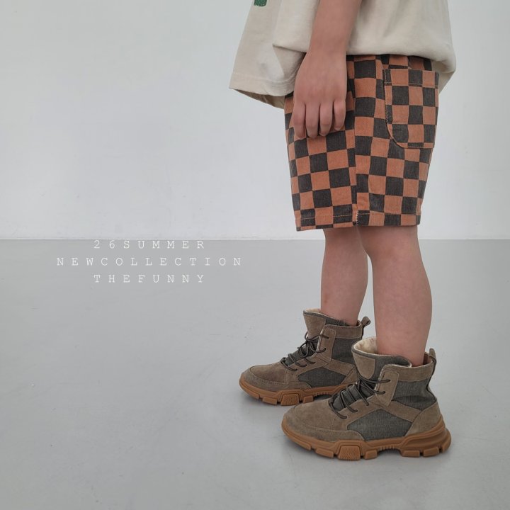 The Funny - Korean Children Fashion - #kidzfashiontrend - Grid Pants - 9