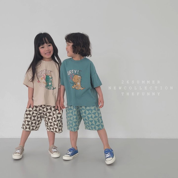 The Funny - Korean Children Fashion - #magicofchildhood - Dino Tee - 5