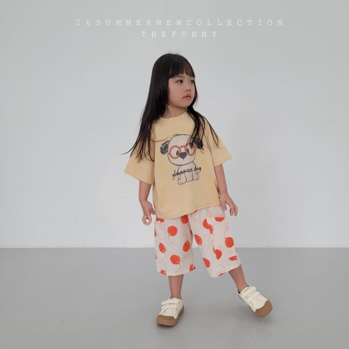 The Funny - Korean Children Fashion - #magicofchildhood - Glasses Dog Tee - 10