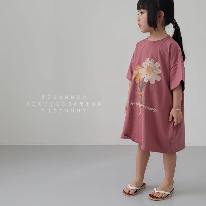 The Funny - Korean Children Fashion - #magicofchildhood - Two Flower One-piece - 5