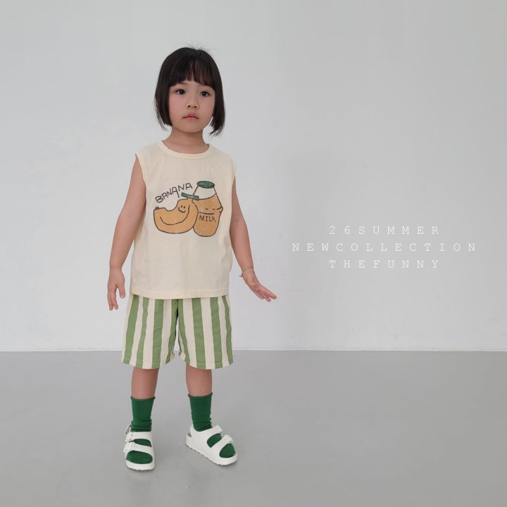 The Funny - Korean Children Fashion - #minifashionista - Banana Sleeveless - 8