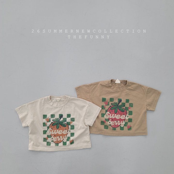 The Funny - Korean Children Fashion - #minifashionista - Strawberry Tee