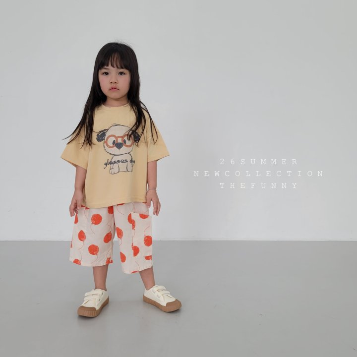 The Funny - Korean Children Fashion - #minifashionista - Glasses Dog Tee - 11