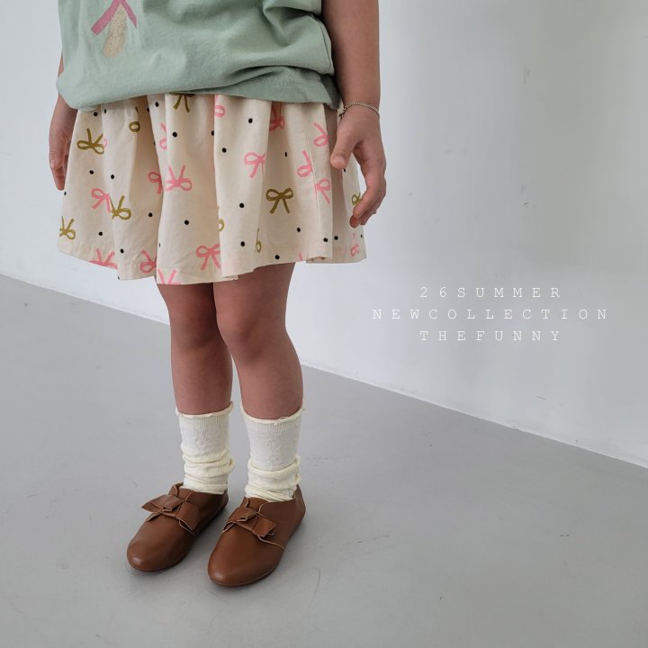 The Funny - Korean Children Fashion - #magicofchildhood - Ribbon Skort - 4