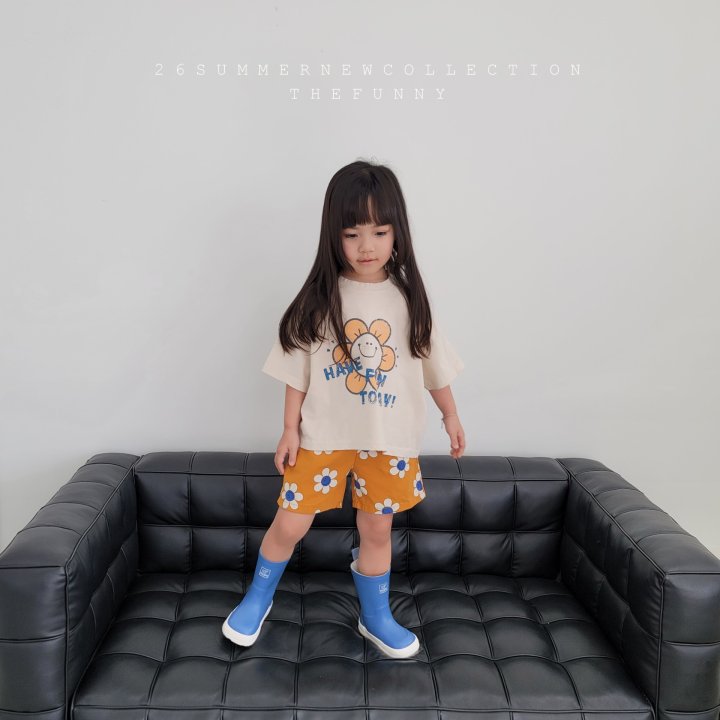 The Funny - Korean Children Fashion - #minifashionista - Smile Tee (Semi Crop) - 3
