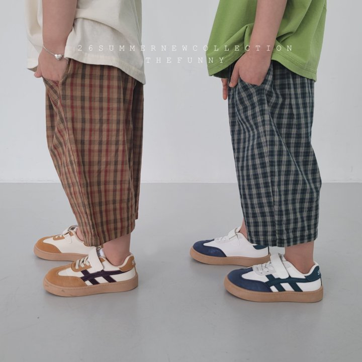 The Funny - Korean Children Fashion - #prettylittlegirls - Check Pants - 2