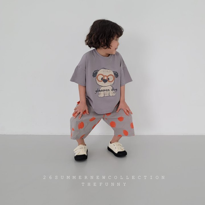 The Funny - Korean Children Fashion - #prettylittlegirls - Glasses Dog Tee - 12