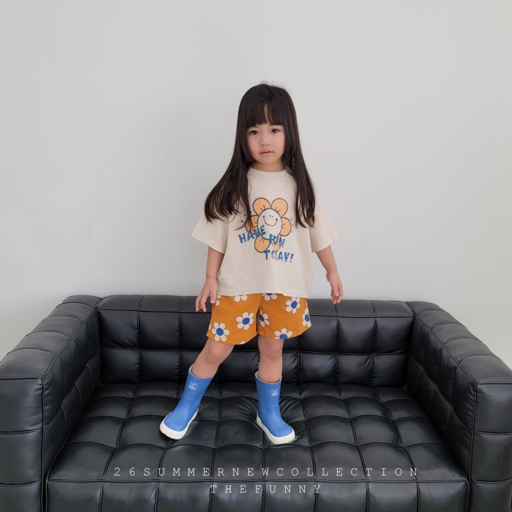 The Funny - Korean Children Fashion - #minifashionista - Smile Tee (Semi Crop) - 4