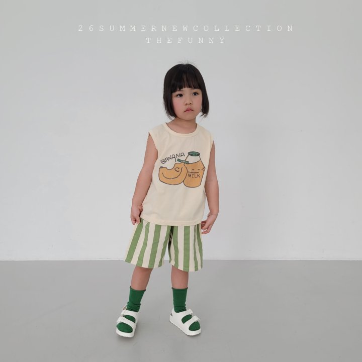 The Funny - Korean Children Fashion - #todddlerfashion - Banana Sleeveless - 10