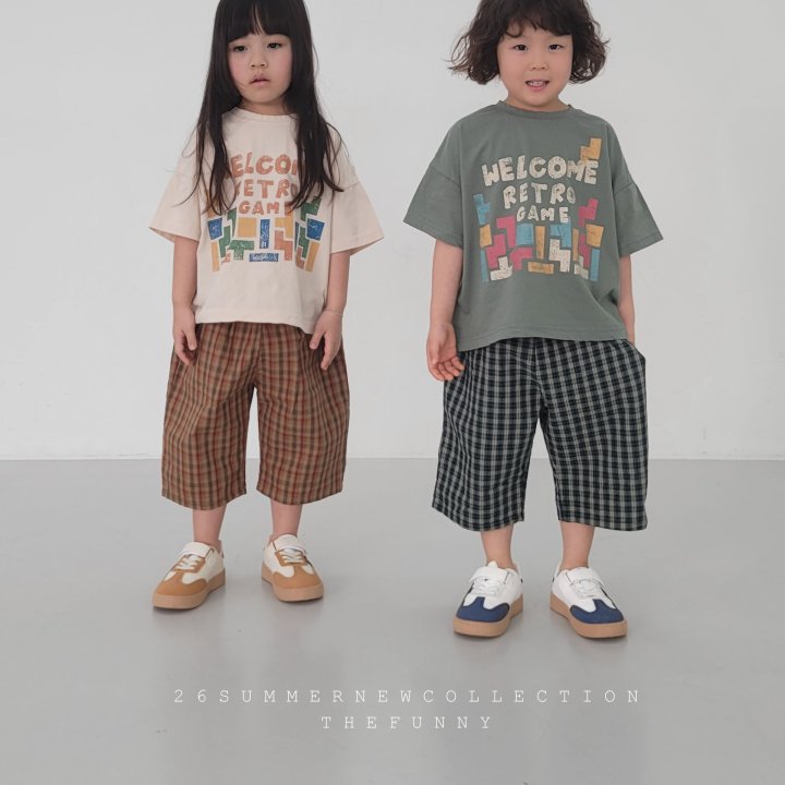 The Funny - Korean Children Fashion - #todddlerfashion - Check Pants - 3