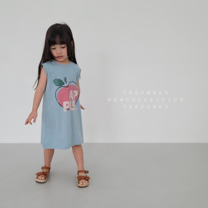 The Funny - Korean Children Fashion - #todddlerfashion - Apple One-piece - 9