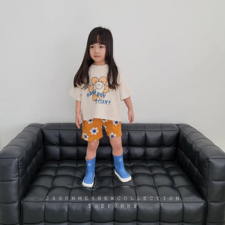 The Funny - Korean Children Fashion - #todddlerfashion - Smile Tee (Semi Crop) - 5