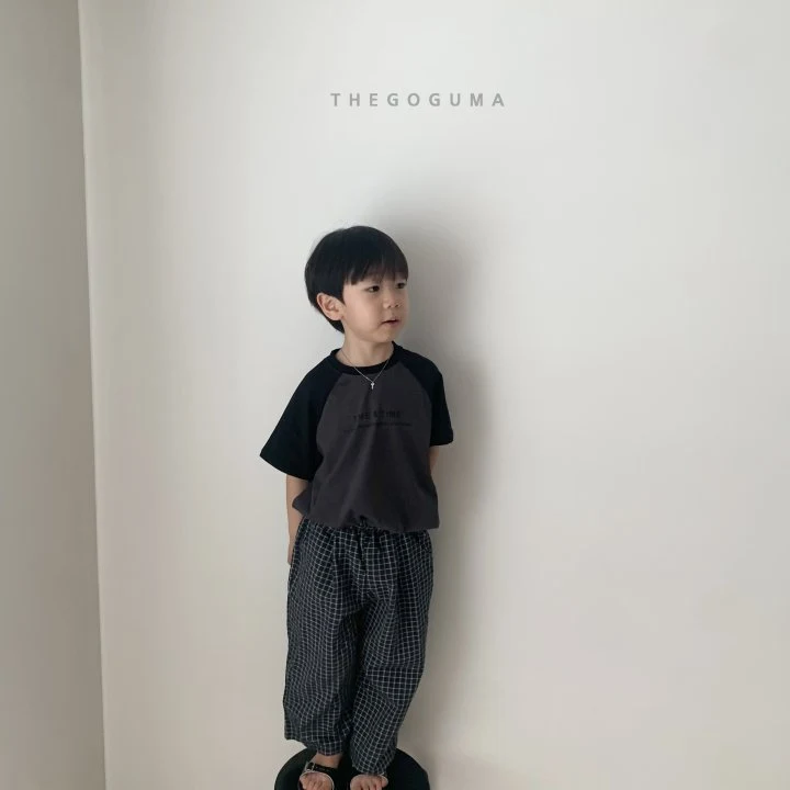 Thegoguma - Korean Children Fashion - #Kfashion4kids - Age Check Pants - 8