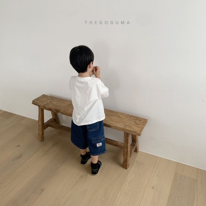 Thegoguma - Korean Children Fashion - #Kfashion4kids - New Bermuda Denim Pants - 9
