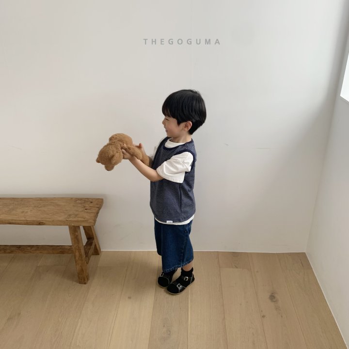 Thegoguma - Korean Children Fashion - #childofig - Petit Stripe Sleeveless - 5