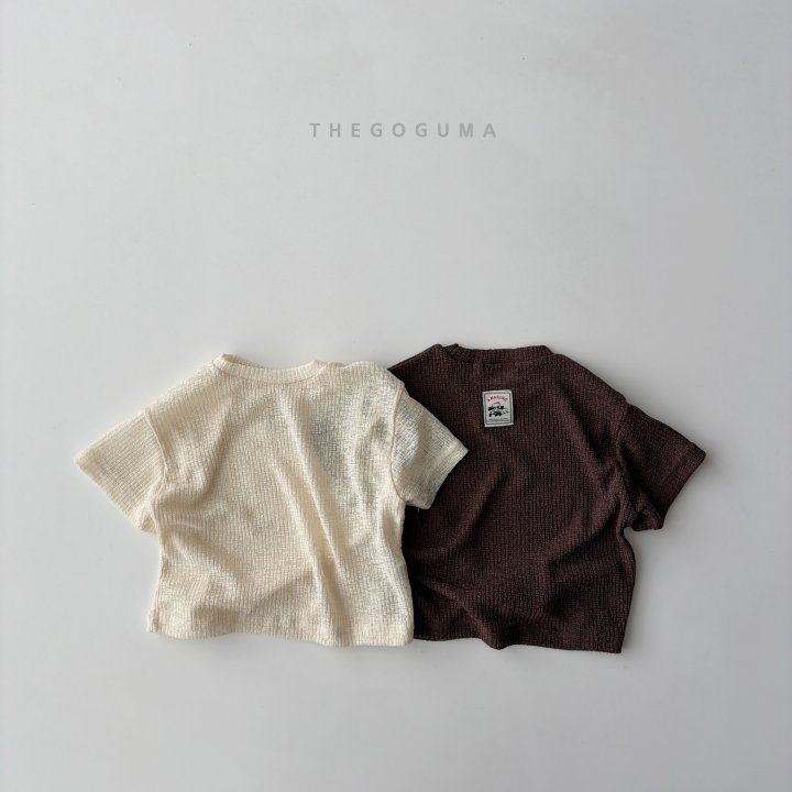 Thegoguma - Korean Children Fashion - #childofig - Knit Label Tee