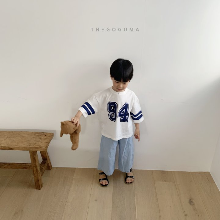 Thegoguma - Korean Children Fashion - #childrensboutique - Chubby Wide Denim Pants - 8