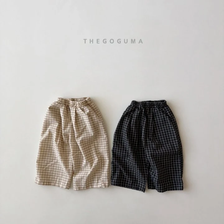 Thegoguma - Korean Children Fashion - #childrensboutique - Age Check Pants