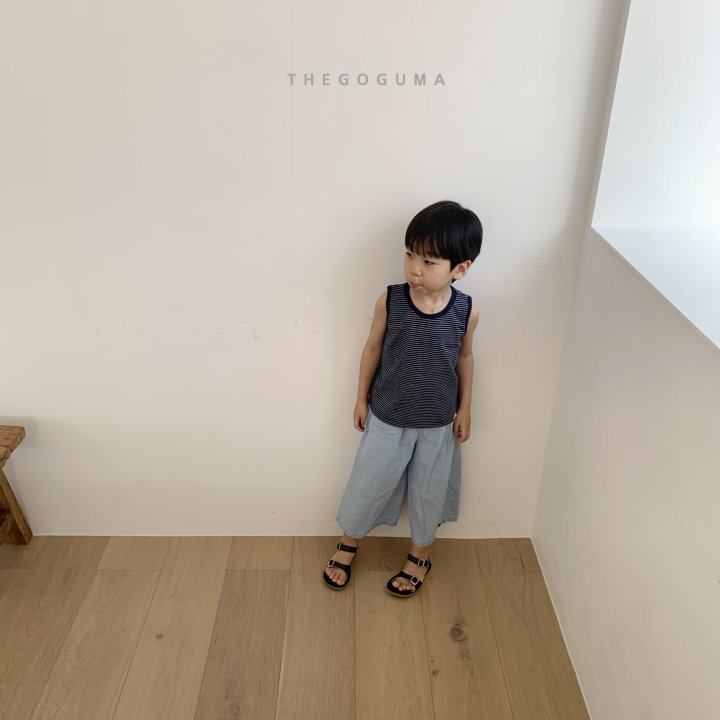 Thegoguma - Korean Children Fashion - #designkidswear - Chubby Wide Denim Pants - 9