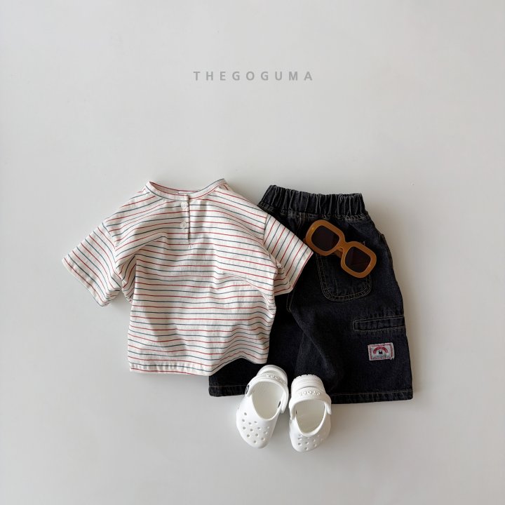 Thegoguma - Korean Children Fashion - #designkidswear - New Bermuda Denim Pants - 3