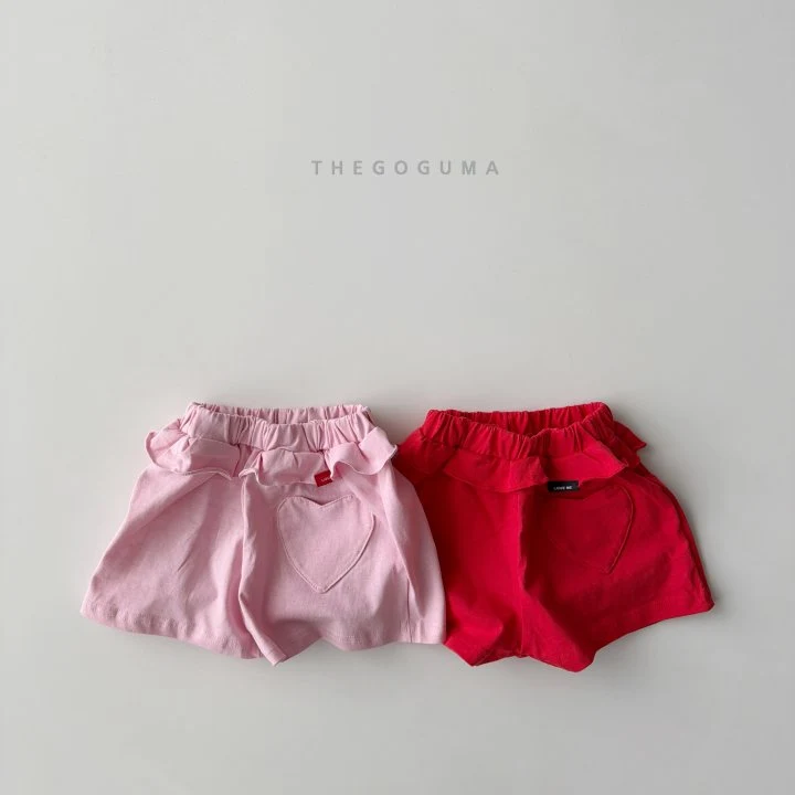 Thegoguma - Korean Children Fashion - #designkidswear - Frill Heart Pants