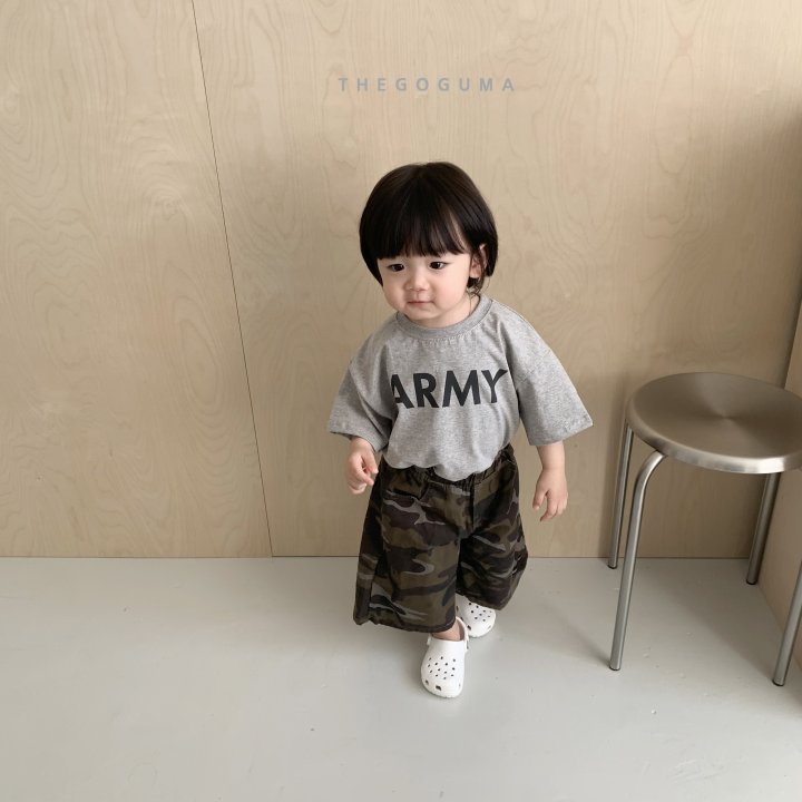Thegoguma - Korean Children Fashion - #discoveringself - Camouflage Bermuda Pants - 5