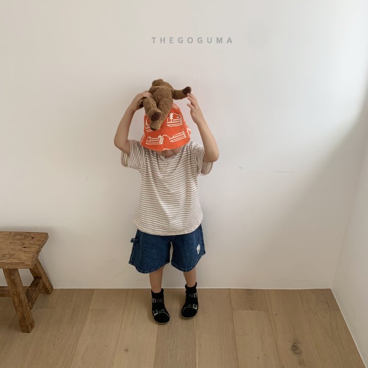 Thegoguma - Korean Children Fashion - #designkidswear - Wide Loop Denim Pants - 4