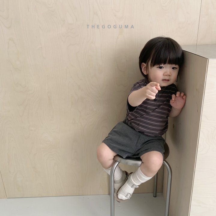 Thegoguma - Korean Children Fashion - #discoveringself - Miu Stripe Button Tee - 7