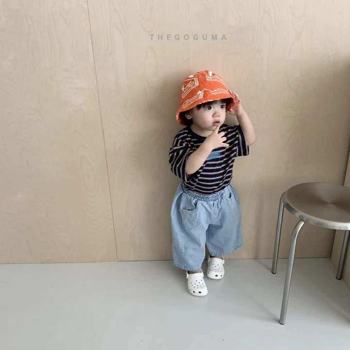 Thegoguma - Korean Children Fashion - #kidsshorts - Continue Stripe Tee - 10