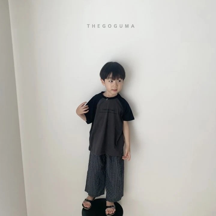Thegoguma - Korean Children Fashion - #kidsshorts - Age Check Pants - 5