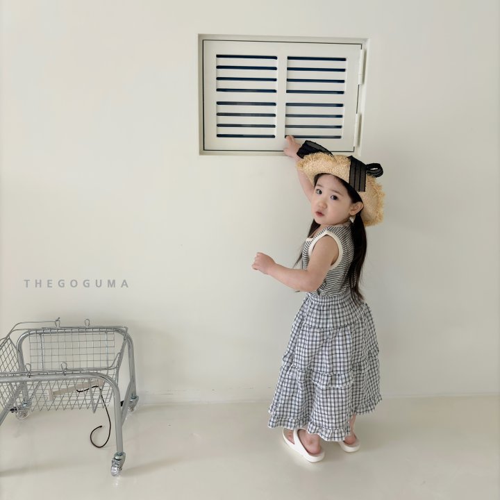 Thegoguma - Korean Children Fashion - #kidsshorts - Petit Stripe Sleeveless - 10
