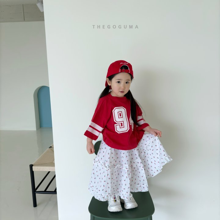 Thegoguma - Korean Children Fashion - #kidsstore - Cherry Check Tiered Skirt - 5