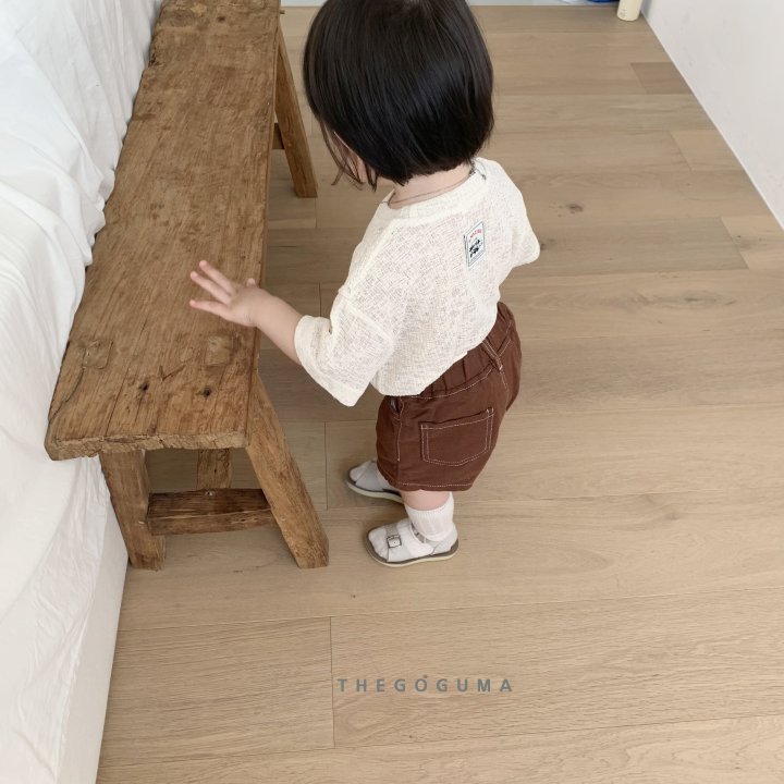 Thegoguma - Korean Children Fashion - #kidsstore - Knit Label Tee - 8