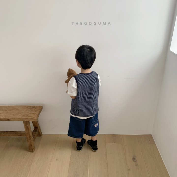 Thegoguma - Korean Children Fashion - #kidsstore - New Bermuda Denim Pants - 7